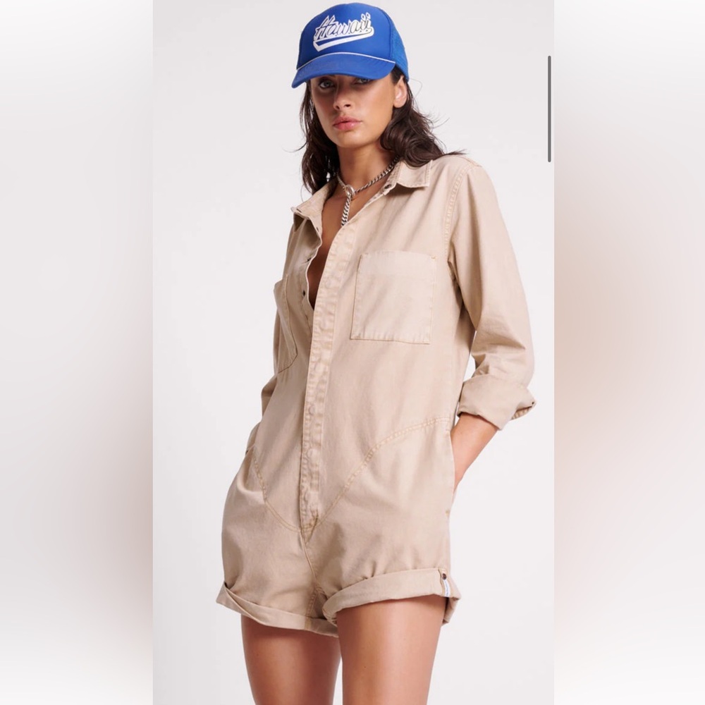 One Teaspoon Biege Romper small